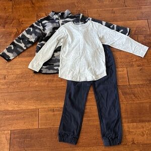 NWT Little Rebels Matching Set Fleece Sweatshirt Shirt Pants Size 6T